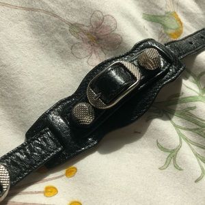 Black Balenciaga Bracelet